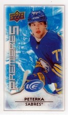 2021-22 Upper Deck Ice Ice Premieres Mini #MI21 J.J. Peterka RC - Buffalo Sabres