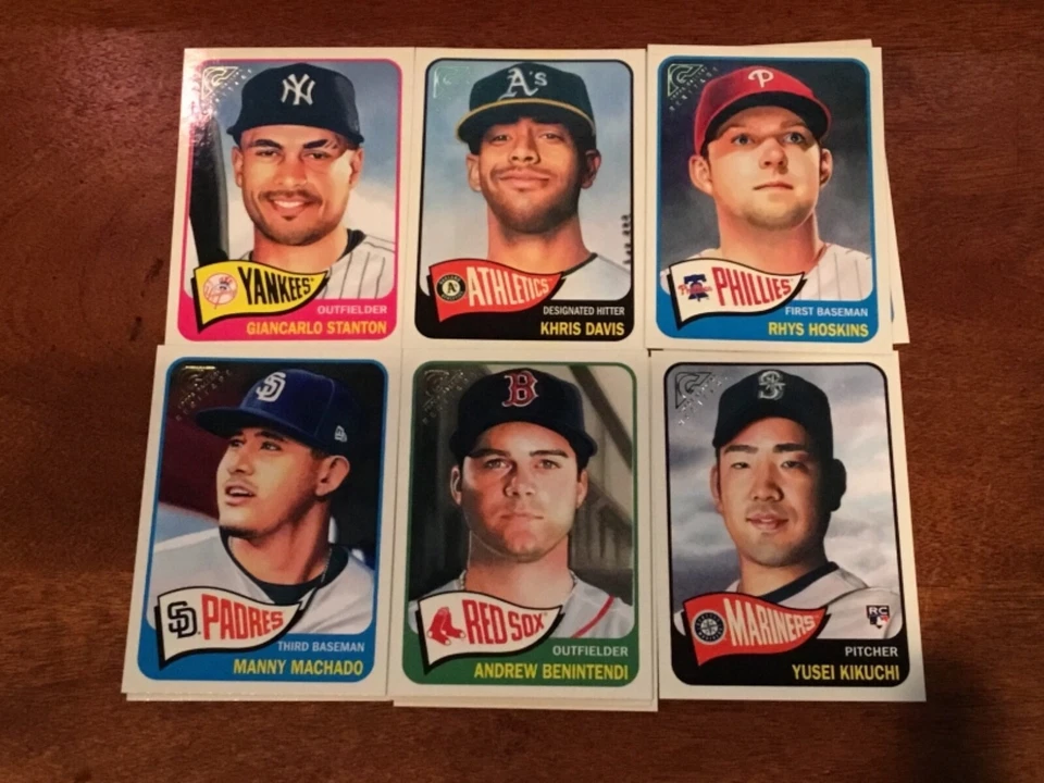 2019 GALLERY YOU PICK HERITAGE INSERTS TROUT JUDGE GUERRERO JR TATIS JR - Image 3 of 4