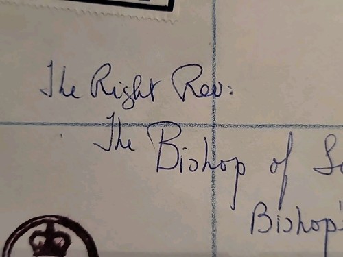 Reine Elizabeth Signé Autographié Manuscrit Royal Buckingham Palace Enveloppe - Photo 13 sur 24