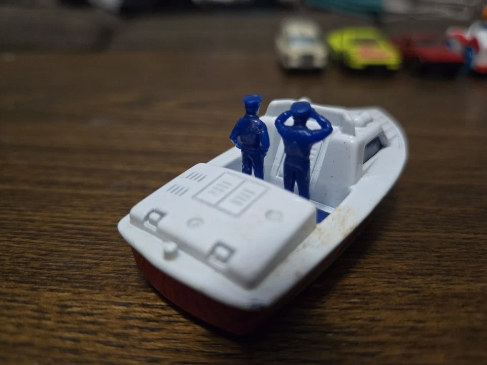 Matchbox Superfast 1976 POLICE LAUNCH No 52 White / Red Paint ~ EXCELLENT - Image 2 of 4