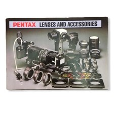 Original 1980 Pentax Lenses And Accessories Products Guide