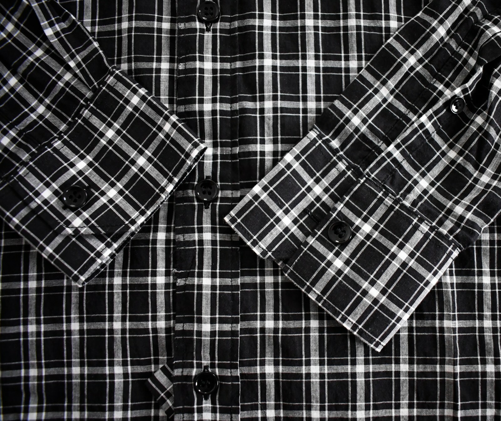 ️ Camicia originale Saint Laurent Paris bianco nero stampa a controllo 100% cotone 37 14 5