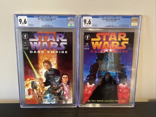 Star Wars Dark Empire 1 & 2 CGC 9.6 Dark Horse 1991-1992