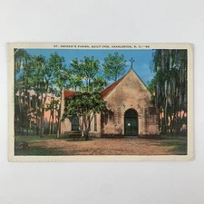 Postcard South Carolina Charleston SC St Andrews Parish 1940 Posted Linen 