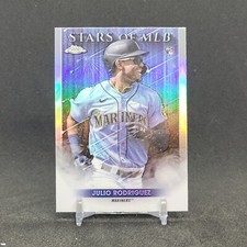 2022 Topps Update Stars of MLB Chrome Refractor #SMLBC-87 Julio Rodriguez RC
