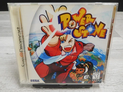 Authentic Power Stone Sega Dreamcast 1999 CIB Complete Video Game