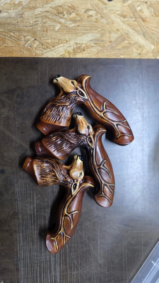 Олень ручной работы трость, уникальный ручной резьбы туристическая палка подарок для мужчин - Изображение 2 из 4