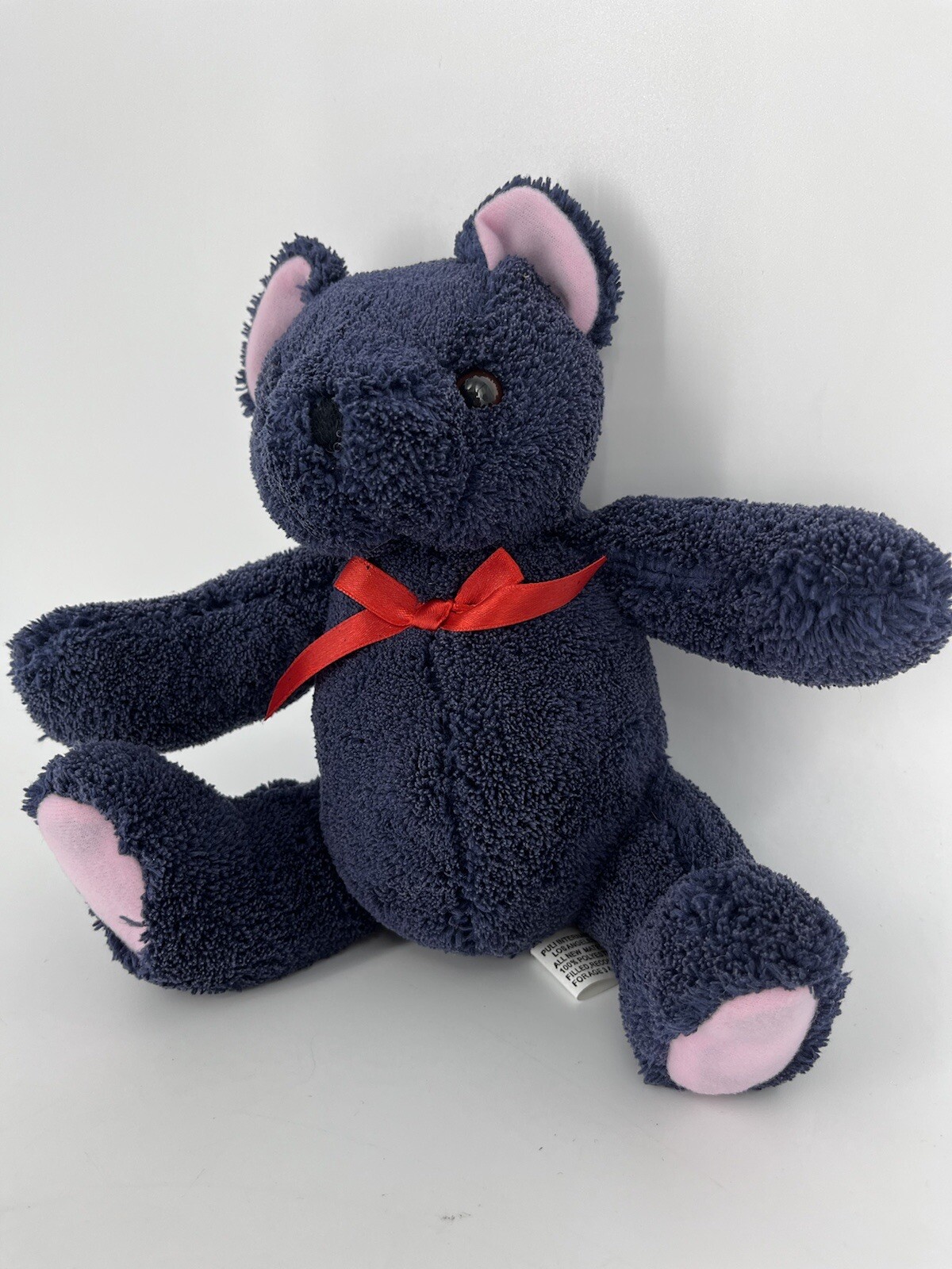 Vintage Tony Toy Royal Blue Teddy Bear Stuffed Plush