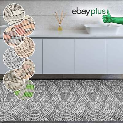 Weichschaummatte Badematte Badteppich Badvorleger WC Vorleger Design Steine ANRO