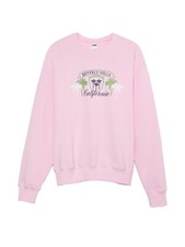 Victoria's Secret Pink Ivy Fleece Sweatshirt Color Pink New
