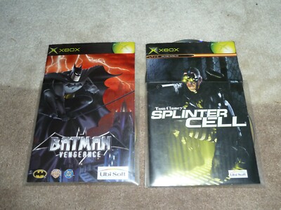 RESTPOSTEN 2 MICROSOFT XBOX ORIGINAL SPIEL Batman Vengeance Splinter Cell Bonus Disc