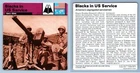 Blacks In US Service - 1941-45 - Military - WW2 Edito-Service SA 1977 Card