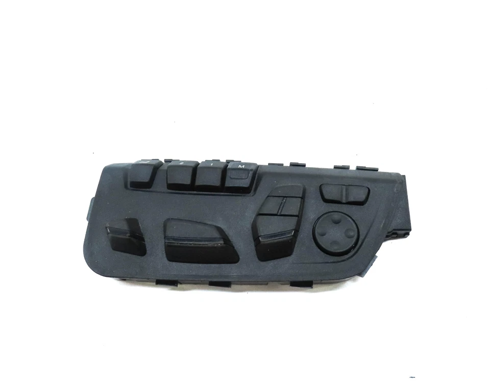2012 BMW 640i COUPE (F13) FRONT LEFT DRIVER SEAT ADJUST SWITCH w/ MEMORY MASSAGE - Image 2 of 4