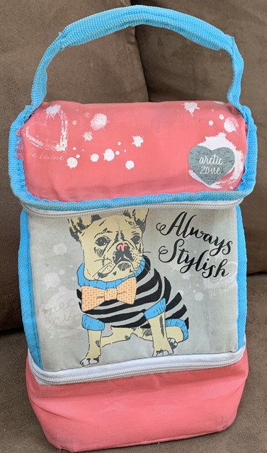 ARCTIC ZONE LUNCHTOTE ALWAYS STYLISH BULLDOG INSULATED SUPER CUTE!! ARCTIC ZONE LUNCHTOTE ALWAYS STYLISH BULLDOG INSULATED SUPER CUTE!!