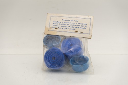 Nos 3ttt BLAU GLATT CELLO LENKERBAND VINTAGE RENNRAD FAHRRAD 70er 80er 3t - Bild 3 von 3