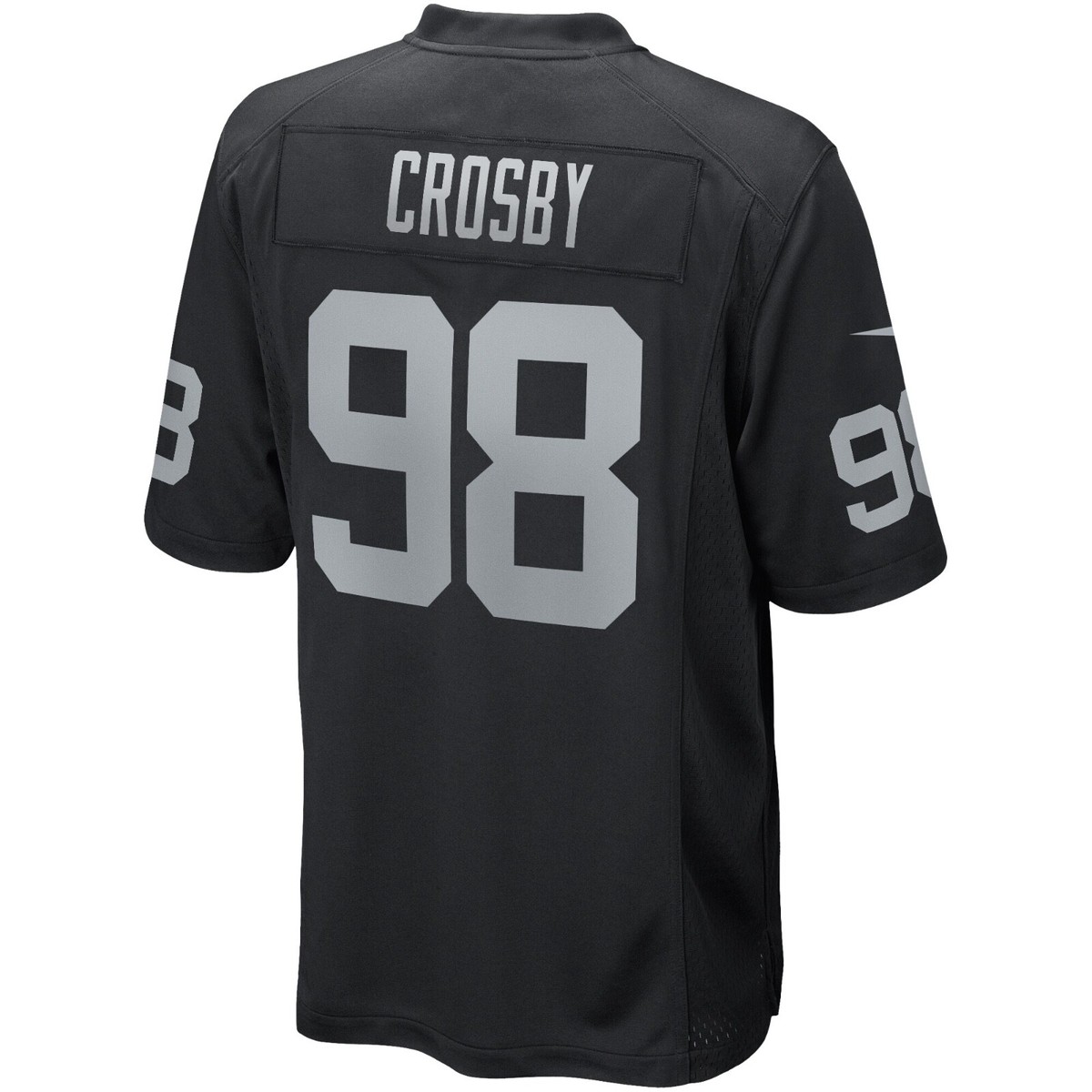 RAIDERS CROSBY 98 ユニフォーム Lサイス Maxx Crosby #98 Las Vegas Raiders 4-Star Captains Patch