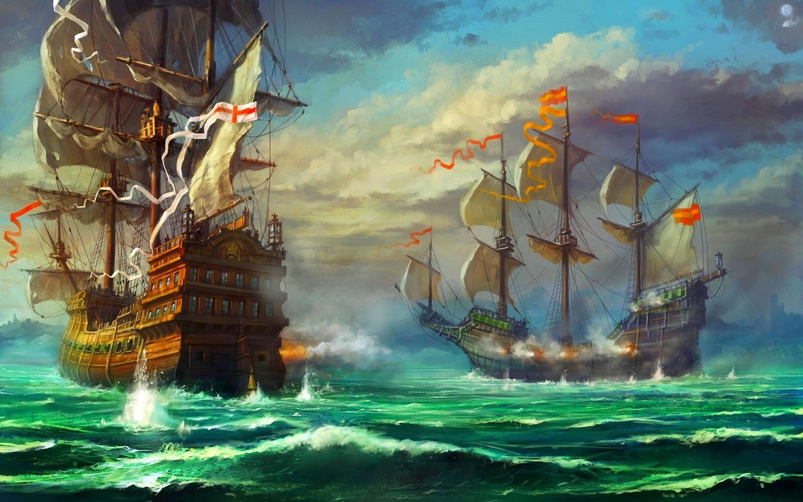 Toile bataille naval pour vibrer au rythme de l'aventure maritime et des légendes oubliées