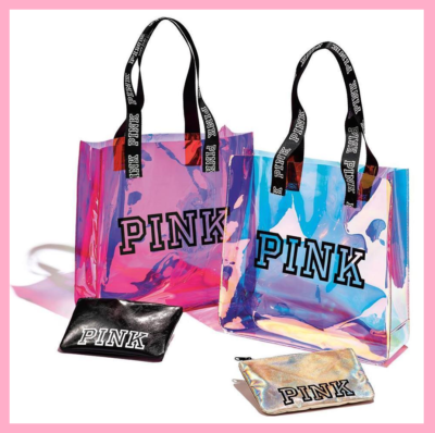 victoria secret iridescent tote