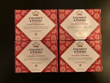 NUBIAN HERITAGE COCONUT & PAPAYA SOAP 5 oz BAR 4 BARS BRAND NEW IN BOX