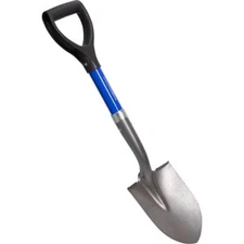Marshalltown Mini Round Point Shovel w/ Fiberglass & Poly D-Grip