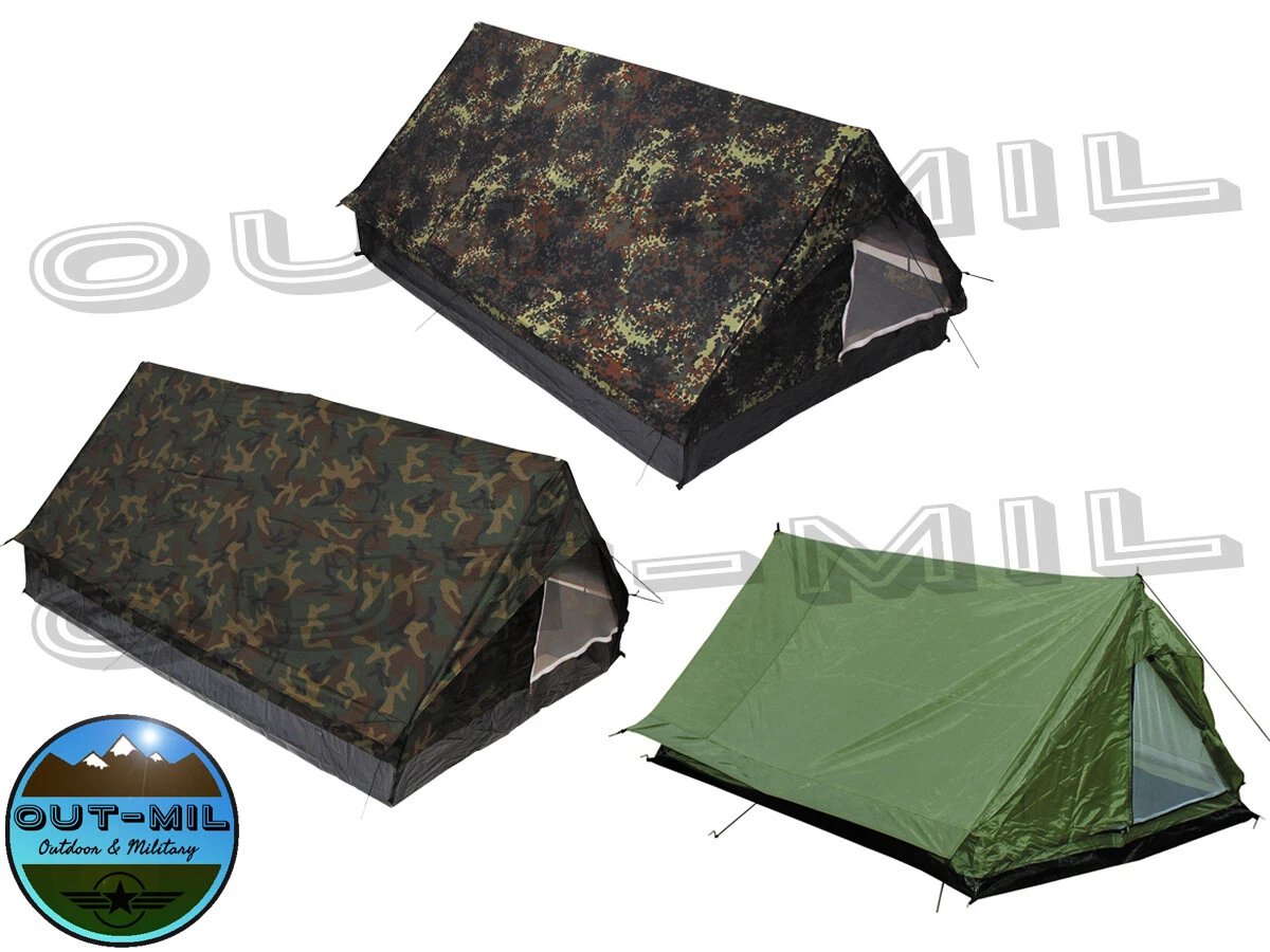 Tente Tunnel Militaire MFH Hochstein – Camping, Trekking, Armée Verte