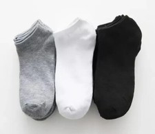 New Lot 12 Pairs Mens Womens Ankle Socks Cotton Low Cut Casual Crew Invisible US