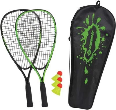 Donic-Schildkröt Speed-Badminton Set | Badmintonhülle Badmintonschläger