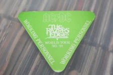 AC/DC   -   unused Backstage Pass - FREE POSTAGE -  Razors Edge Tour #7