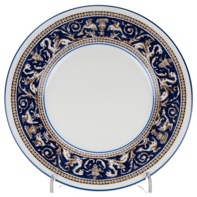 Brotteller Wedgwood Florentine W1956 dunkelblau