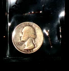 1935-D SILVER WASHINGTON HEAD QUARTER - GRADES - "GOOD"