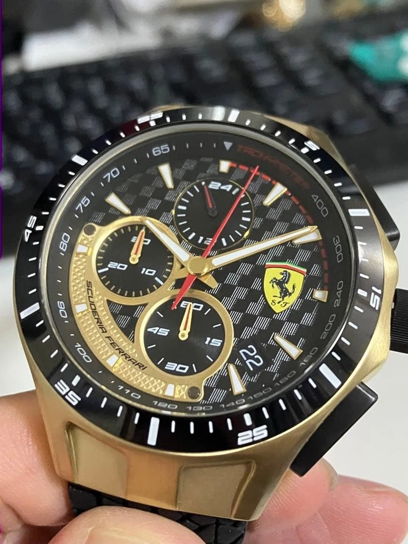Ferrari Leather Wristwatches with Chronograph for sale | eBay
