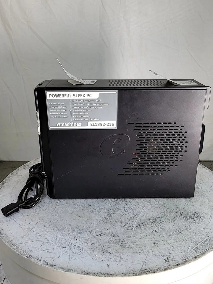 EMACHINES EL1352-23e SFF Desktop AMD ATHLON II X2 255 4GB 250GB - Image 4 of 4