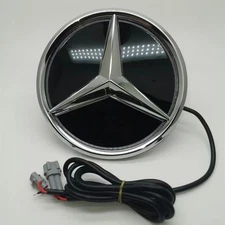 For 2015-2019 MercedesBenz GLC GLE GLS Front Grille LED Star Emblem Silver Badge