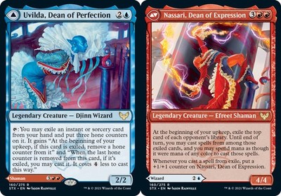 1x Uvilda, Dean of Perfection // Nassari, Dean of Expression MTG Strixhaven: Sch