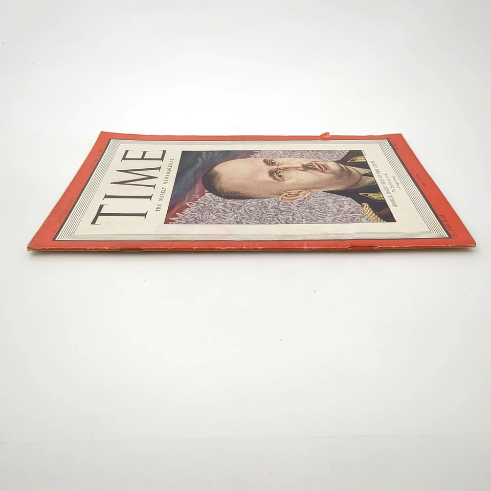Time Magazine October 11 1943 Himmler WWII Cover History Magazine Time - Image 2 of 4