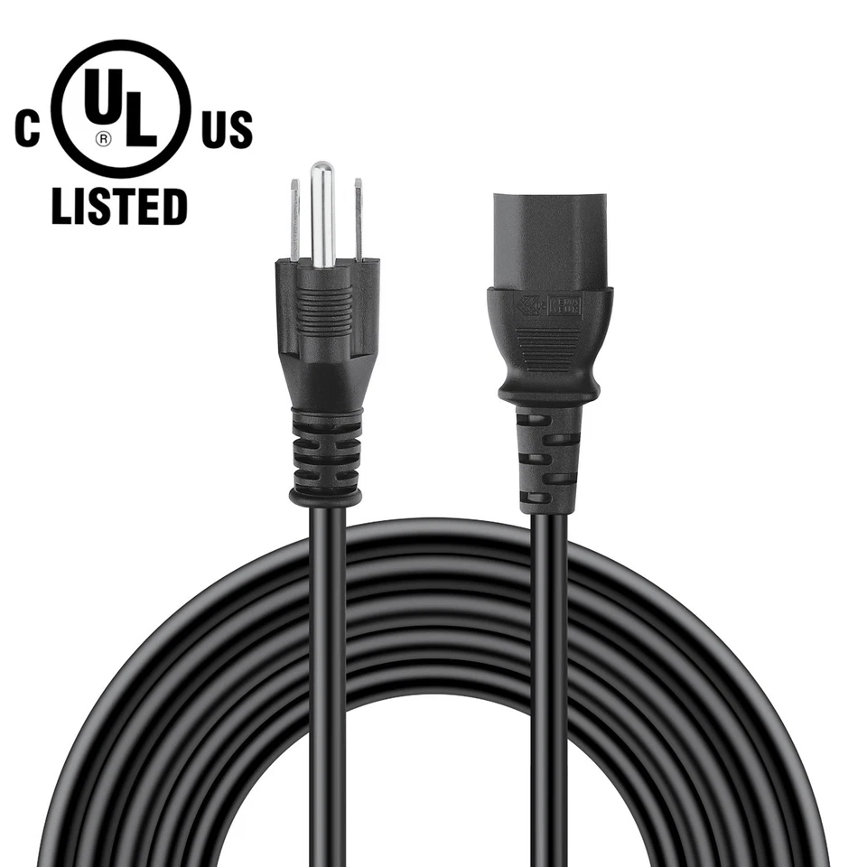 UL 6ft AC Power Cord Cable Lead for Coolmusic DM80 DM-80 Electric Drum AMP - Image 2 of 3