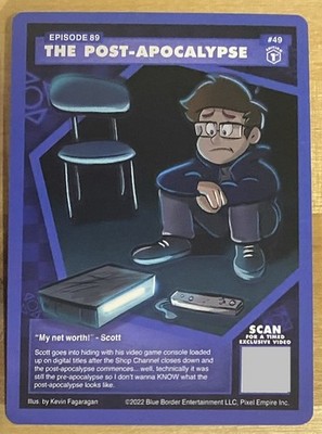 Scott the Woz Trading Card #49 -  The Post-Apocalypse 