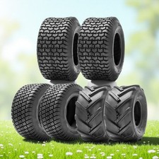 Set of 2 18x9.50-8 Lawn Mower Tires 4 Ply 18x9.5x8 Turf Friendly Zero Turn Mower