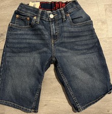 Levi's Boys 511 Stretch Denim Short Size 10 Dark Wash
