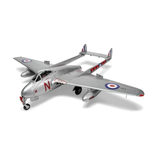 DE HAVILLAND VAMPIRE F 3 KIT 1:48 Airfix Kit Aerei Modellino Nuovo - Immagine 2 di 3