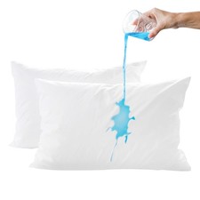4 Pack Standard Size Pillow Protectors   Waterproof, Noiseless, TPU Coated