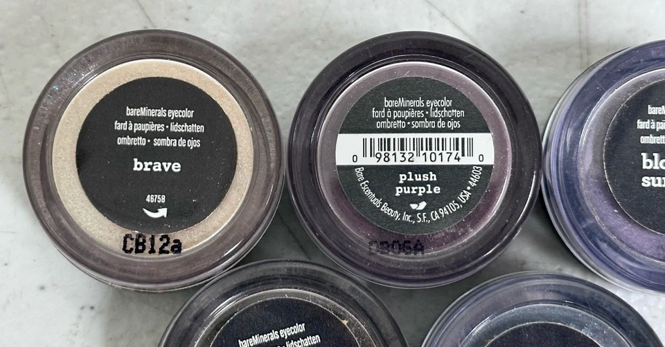 bareMinerals Eyecolor Lot Of 5 Brave Smoked Clay Superstar Plush Purple Bloomin - Image 3 of 4