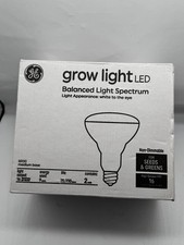  2 bulbs GE LED Grow Light BR30 Seeds and Greens with Balanced Spectrum 16 PPF