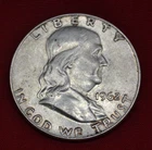 90% Silver 1962-D Franklin Half Dollar 50C Denver Mint Circulated Coin