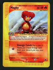 Magby NM 17/165 - Reverse Holo Rare - Expedition Base Set - Pokemon 2002 on eBay
