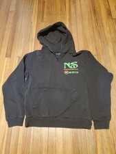 2023 Nas NY State Of Mind Tour Hoodie Black Cut Collar Rap Hip-Hop Size M