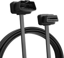 Cavo Di Prolunga OBD Slim, Cavo Di Estensione a Nastro Maschio a Femmina OBD2 a 