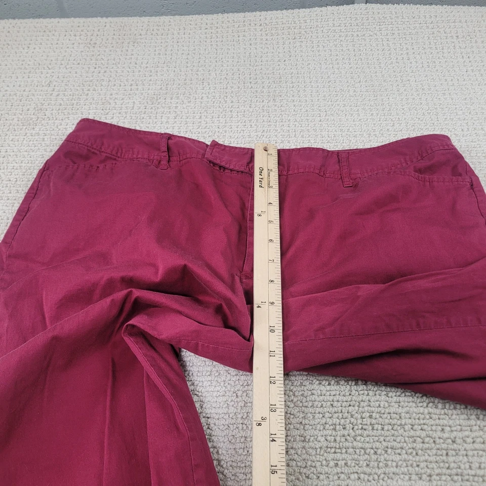 St.Johns Bay 女式 20W 卡普里裤弹力短下摆纽扣细节平前 — 第 4/4 张图片