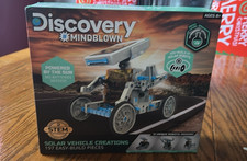 Discovery Solar Vehicle Creations STEM Kit, 197 Pieces, Ages 8 Powered by Sun