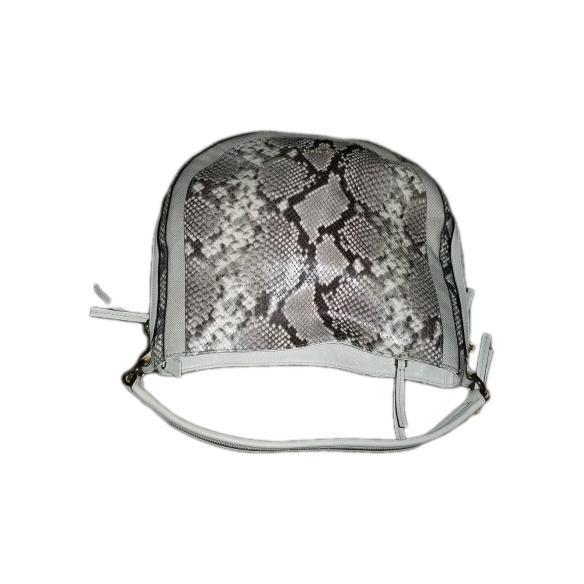 Michael Kors Julia Convertible Purse- Python Embo… - image 3